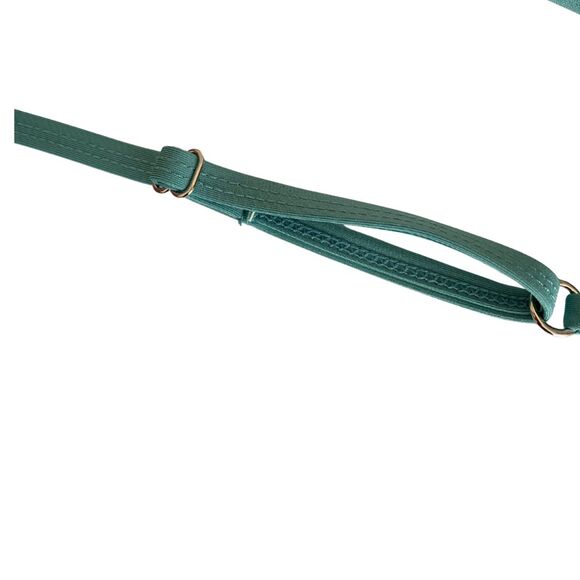 Hurley Women’s Teal Swimwear Top Side Drawstring, Removable Pads Size M - Picture 7 of 9